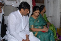 Chiru Visit Film Nagar Temple Photos